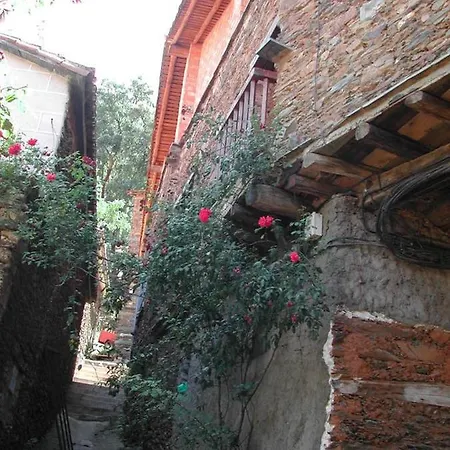 Charming House In With Fireplace And Terrace Robledillo De Gata