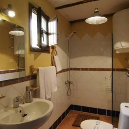 Charming House In With Fireplace And Terrace Robledillo De Gata