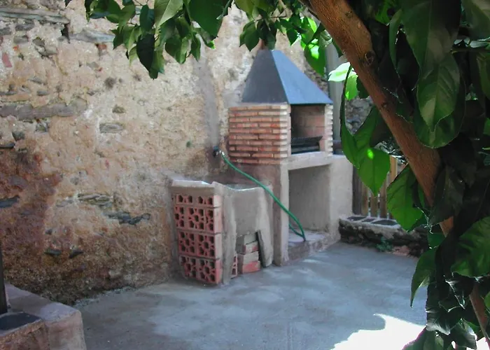 Charming House In With Fireplace And Terrace Robledillo De Gata